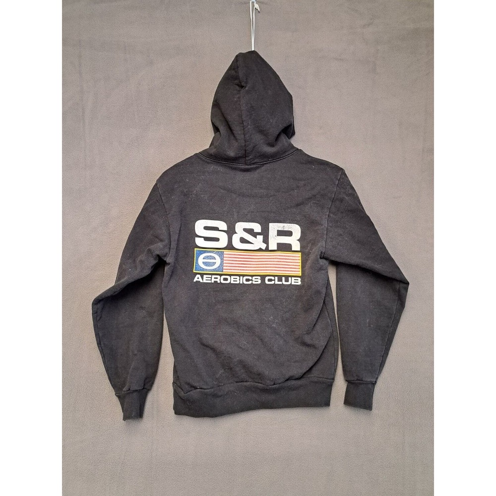 Womens Sporty and Rich Selfridges S&R Aerobics Club Hoodie Sweatshirt Size XS